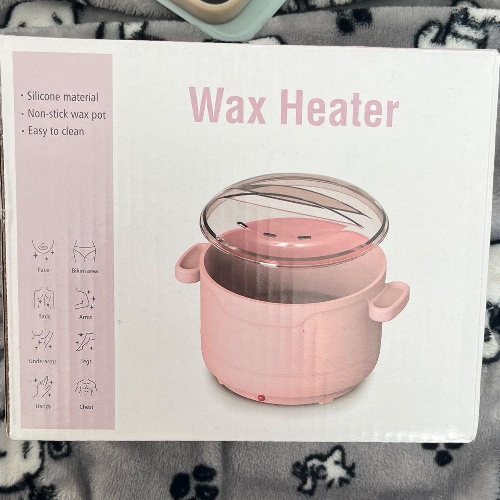 Pink Wax Heater with Lid
